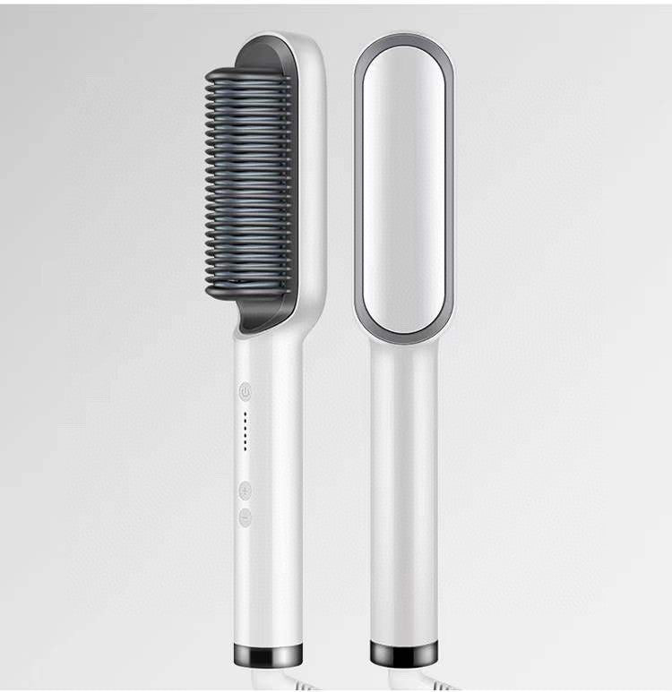 New 2 In 1 Hair Straightener Brush