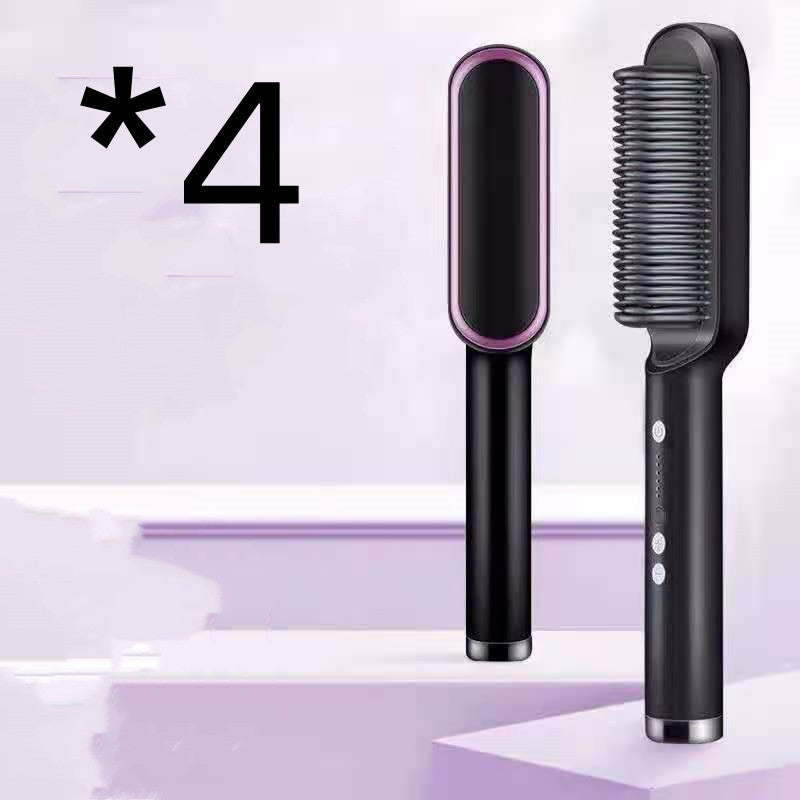 New 2 In 1 Hair Straightener Brush