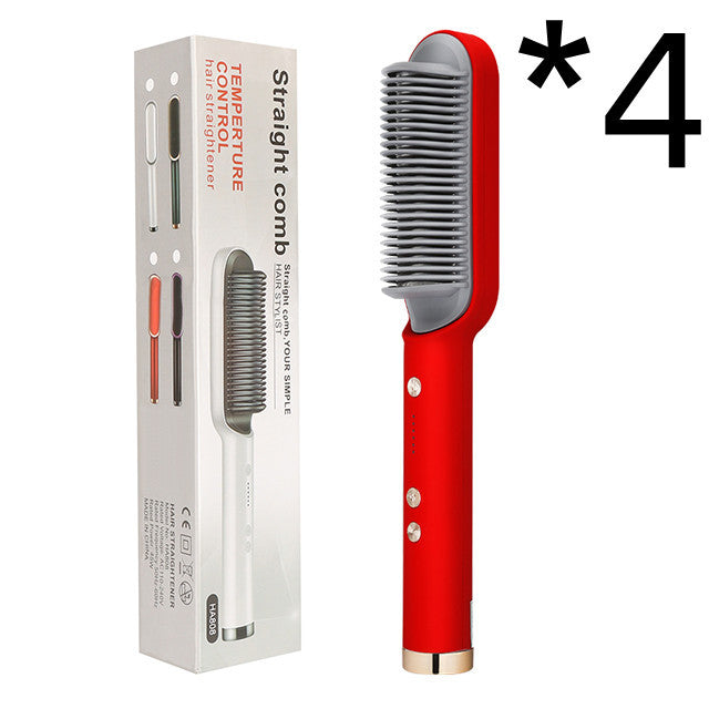 New 2 In 1 Hair Straightener Brush