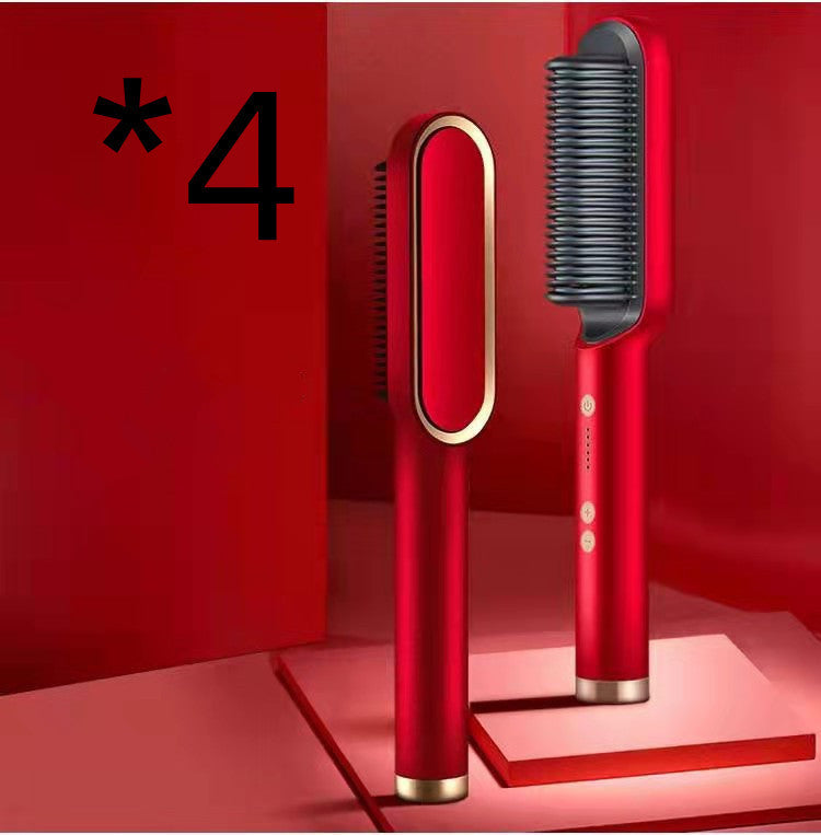 New 2 In 1 Hair Straightener Brush