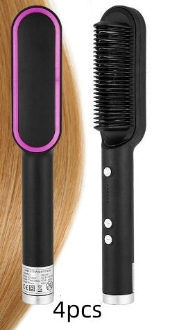 New 2 In 1 Hair Straightener Brush