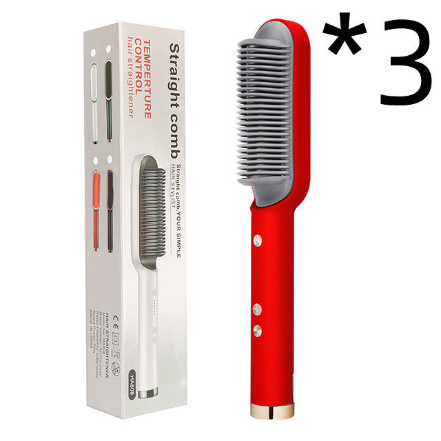 New 2 In 1 Hair Straightener Brush